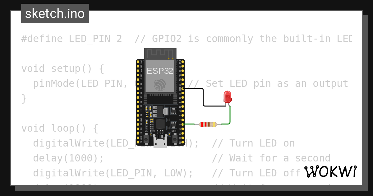 Wokwi online esp32 stm32 arduino simulator