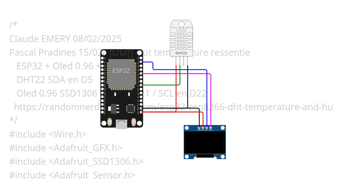 esp32-dht22-oled0.96-PASCAL.ino simulation