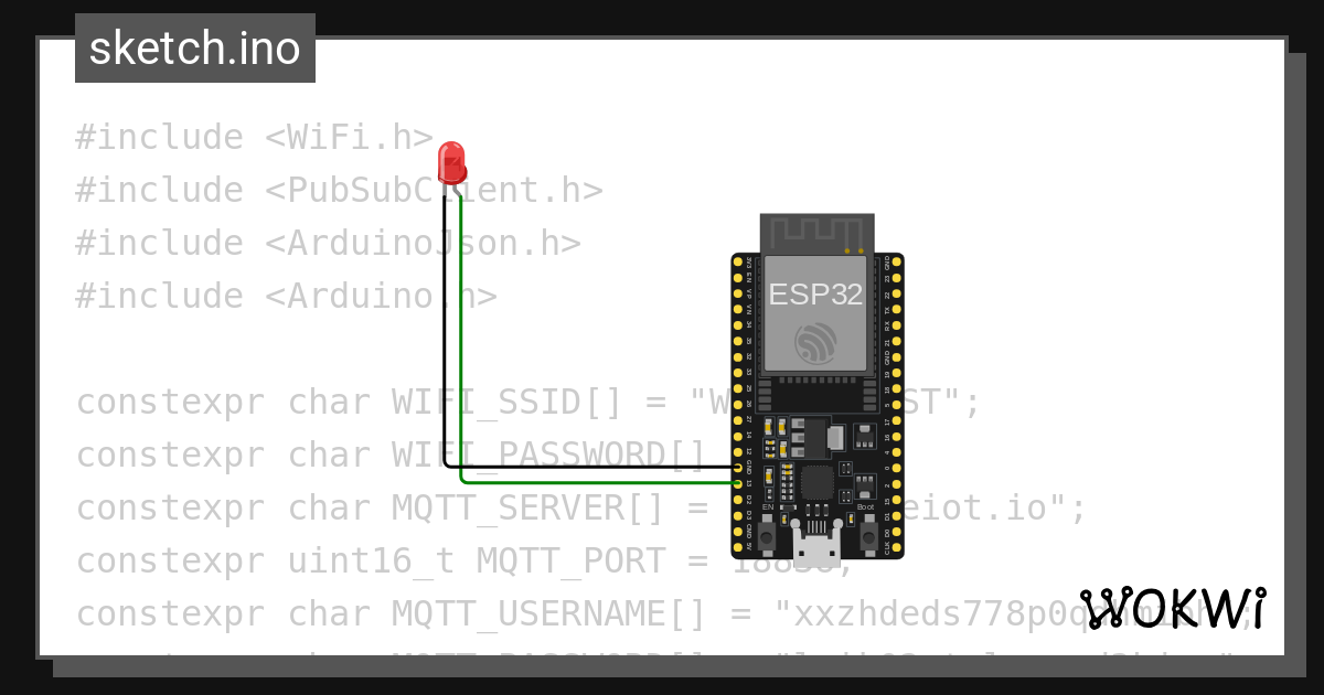 Wokwi online esp32 stm32 arduino simulator