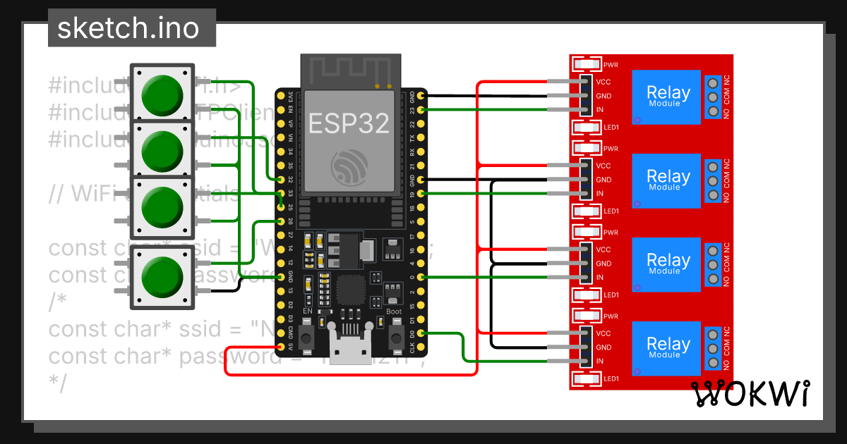 Wokwi - Online ESP32, STM32, Arduino Simulator