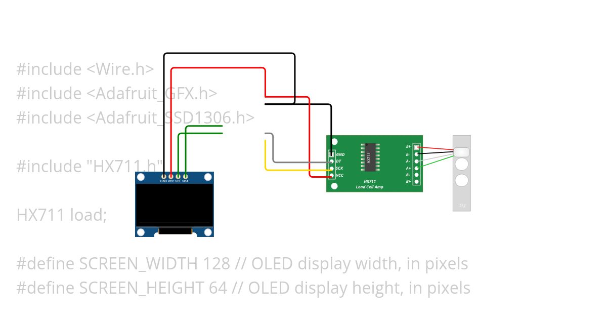 FabAcademy 2025 LoadCell XIAO-ESP32-C3 simulation