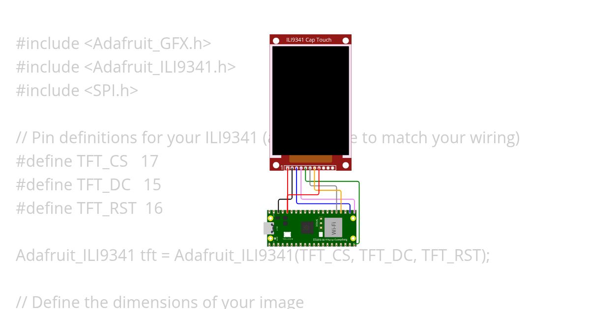 Encoder + RGB ring, TFT touch screen simulation
