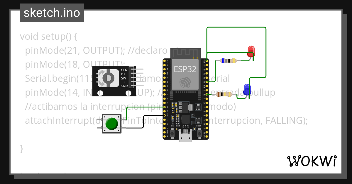 Wokwi online esp32 stm32 arduino simulator