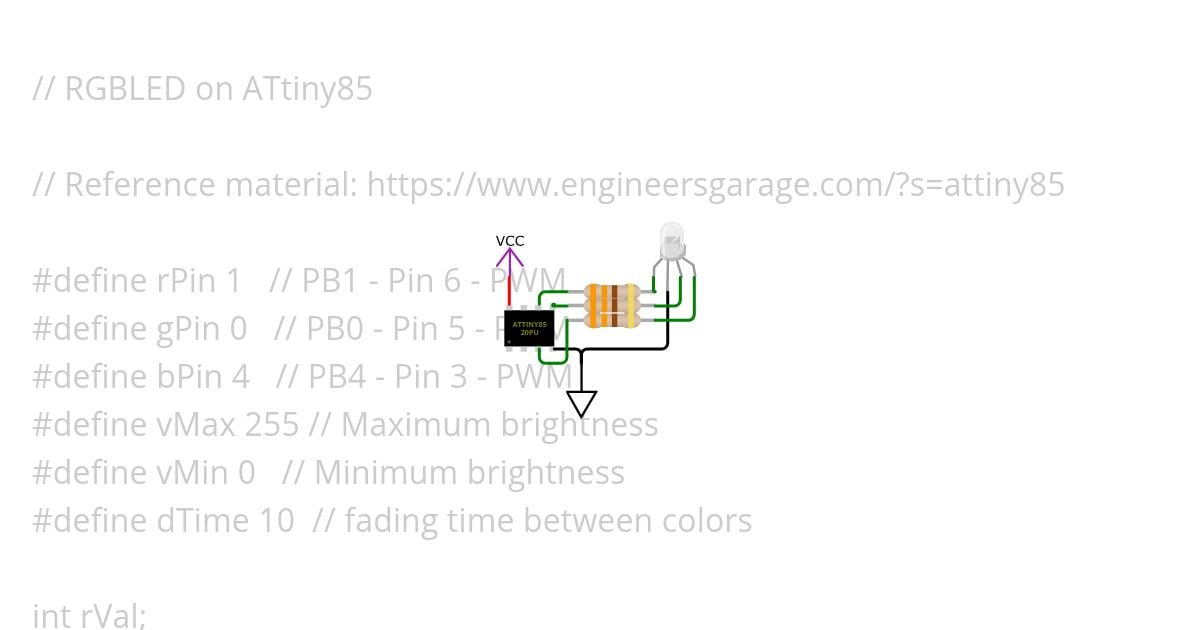 minRGBtiny85 simulation