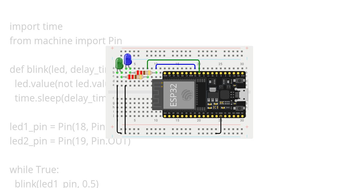 MicroPython_ESP32_blink_NB simulation