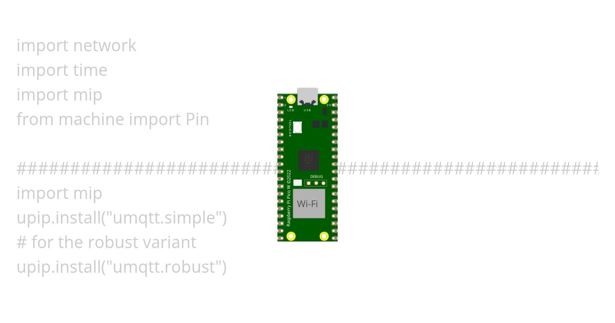 Pi Pico W - Micropython - MQTT Copy simulation