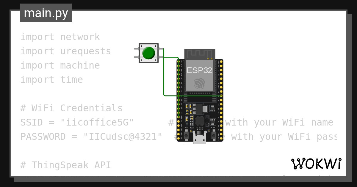 Wokwi online esp32 stm32 arduino simulator