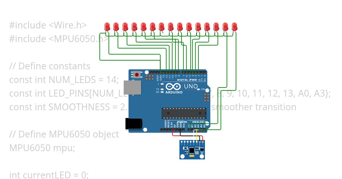 MPU6050 simulation