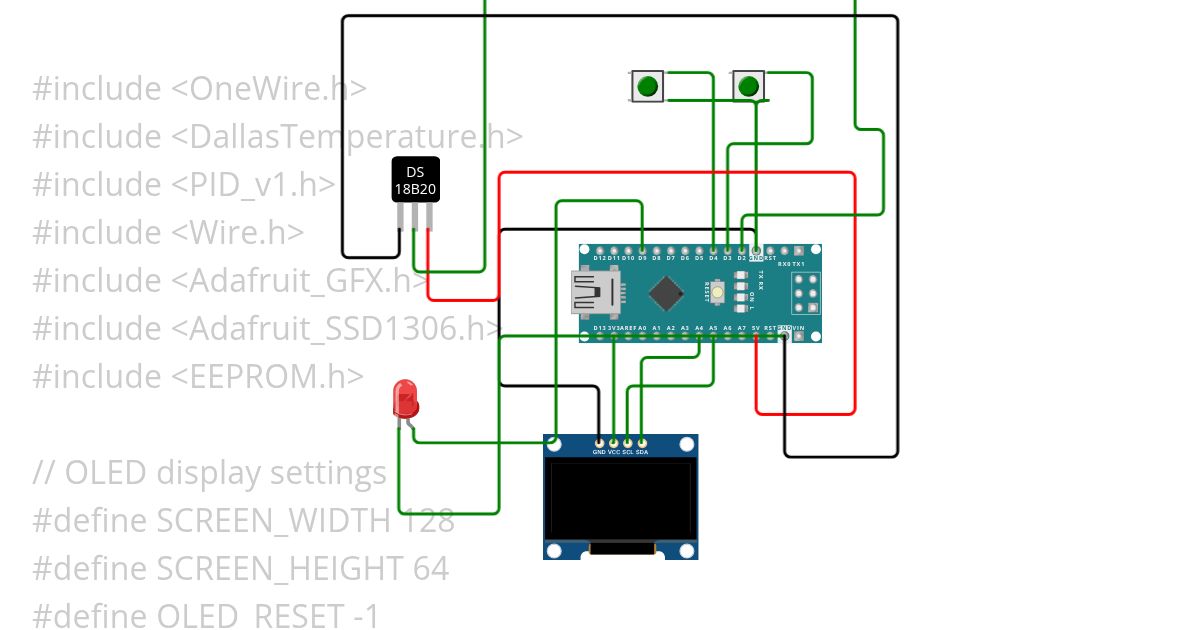PWM TEMP CONTROL DS1820 simulation