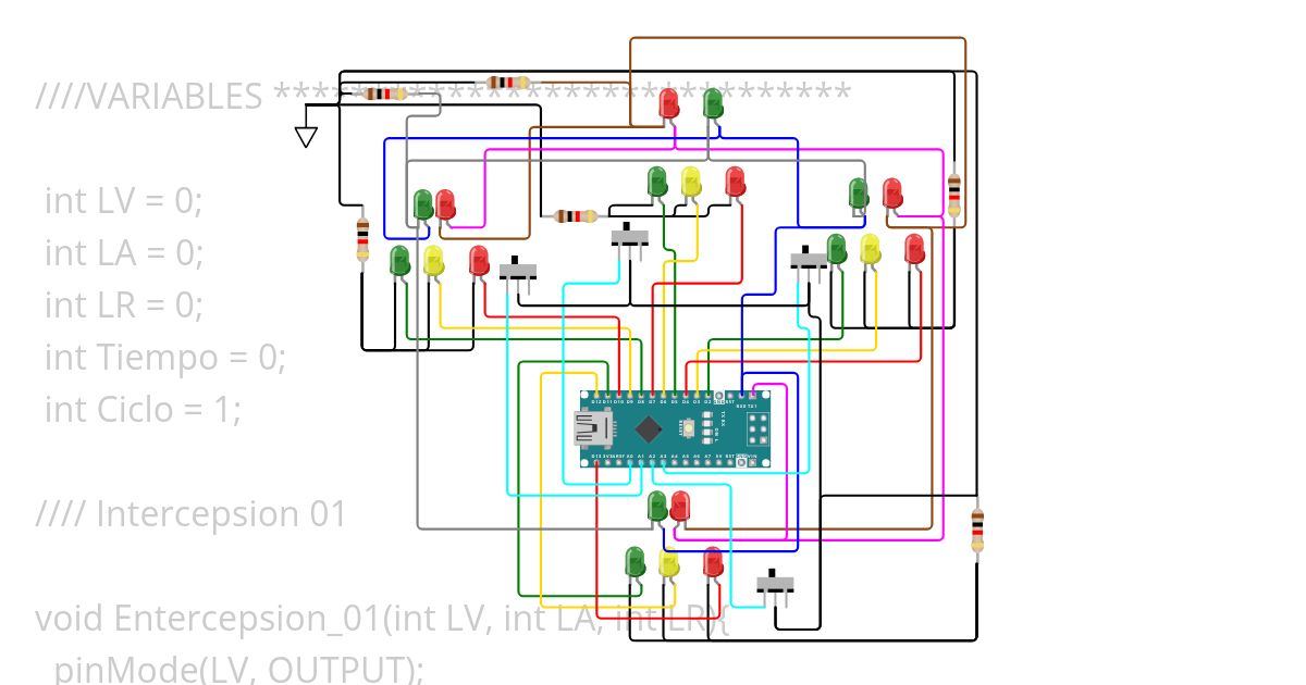 Semáforo intel  simulation