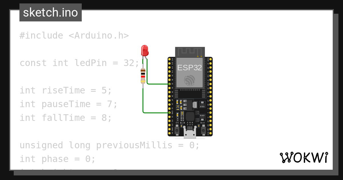 Wokwi online esp32 stm32 arduino simulator