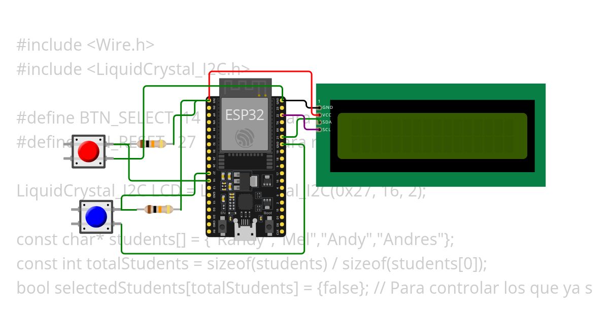 Ruleta ESP32 simulation