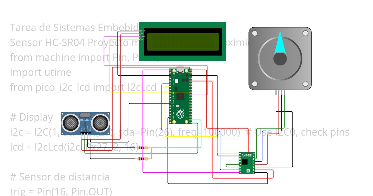 SensorHC-SR04 proyecto-motor-sensor proximidad Grisel simulation