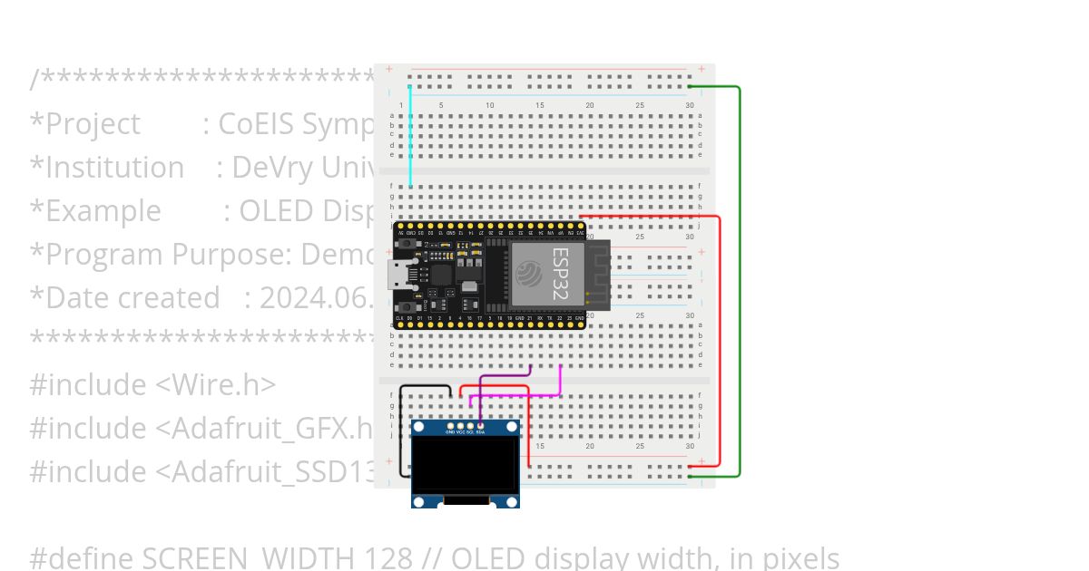 OLED_Control_IoT_HackatonDemo simulation