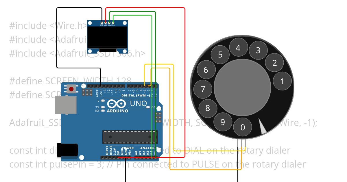 Dialer Example simulation