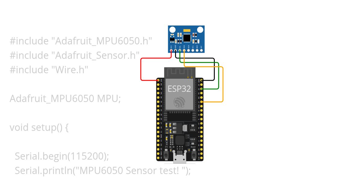 MPU6050-SENSOR-TEST simulation