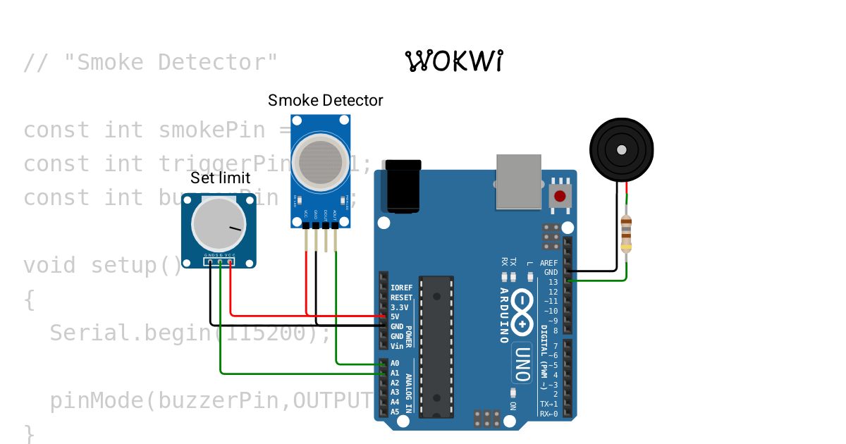Smoke Detector simulation