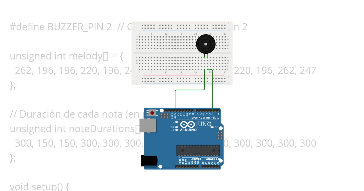 melodia buzzer ex4 simulation