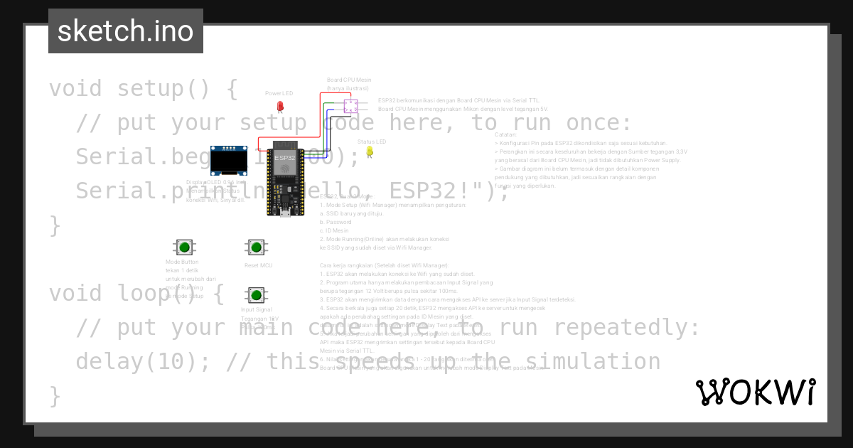 Wokwi online esp32 stm32 arduino simulator