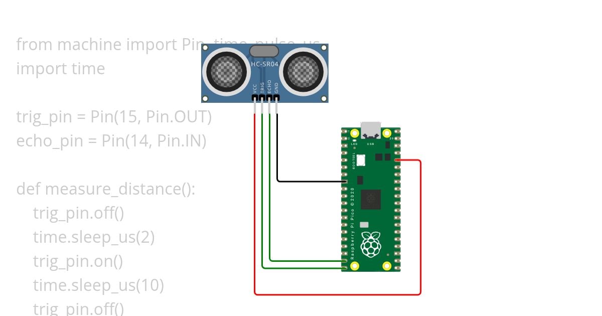 ultrasonic sensor simulation