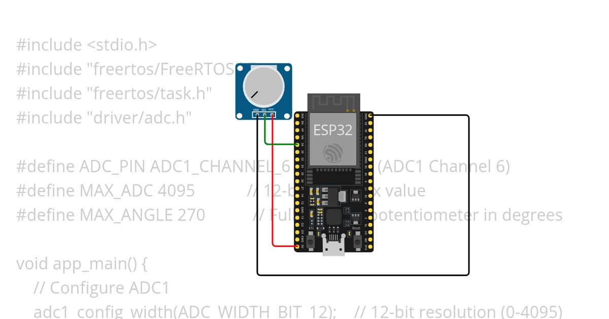 ESP32Potentiometer simulation