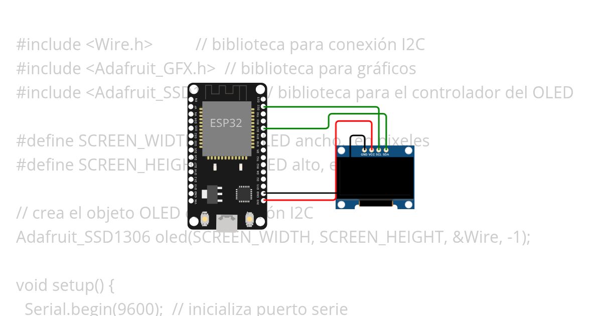 OLED ESP32 ej_2 simulation