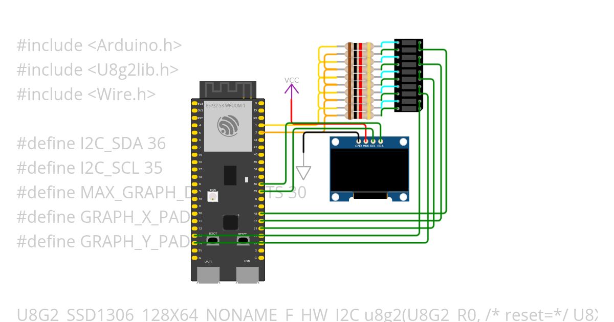 ESP32-BarGraph with TFT simulation