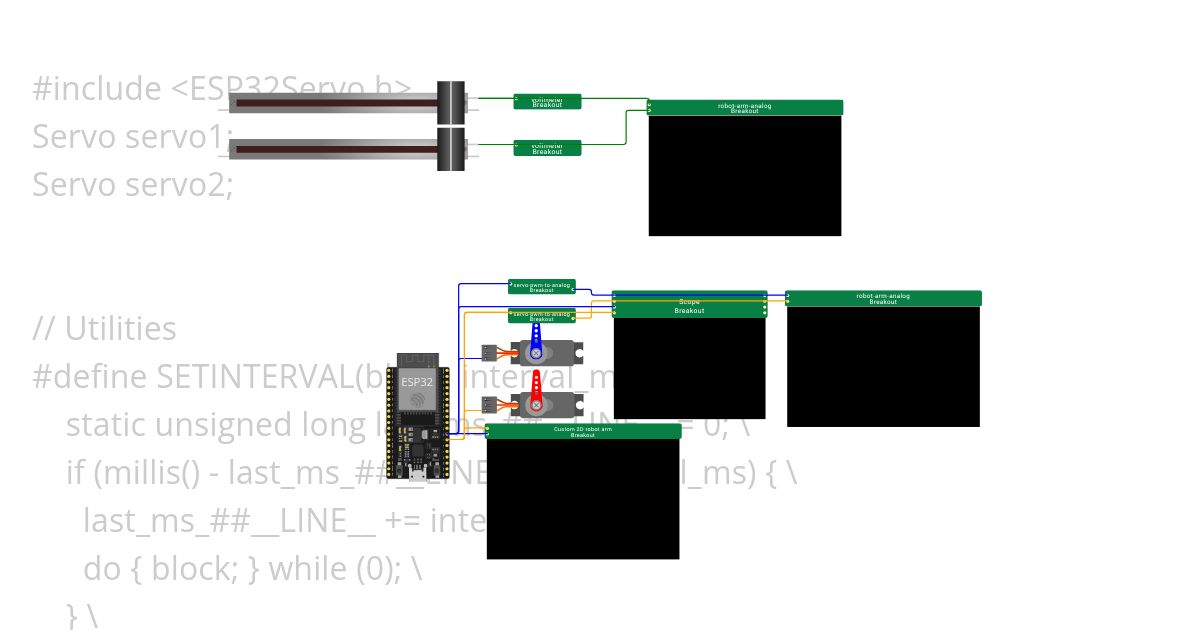 robot-arm-esp32 simulation