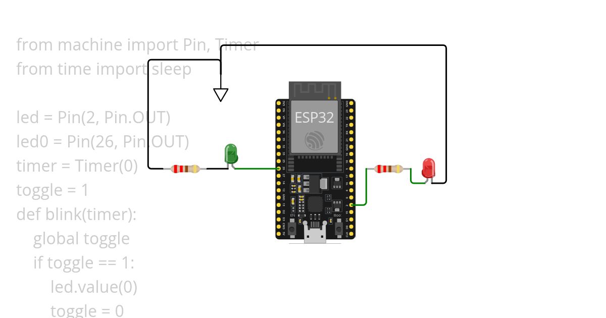 leds with timer & sleep simulation