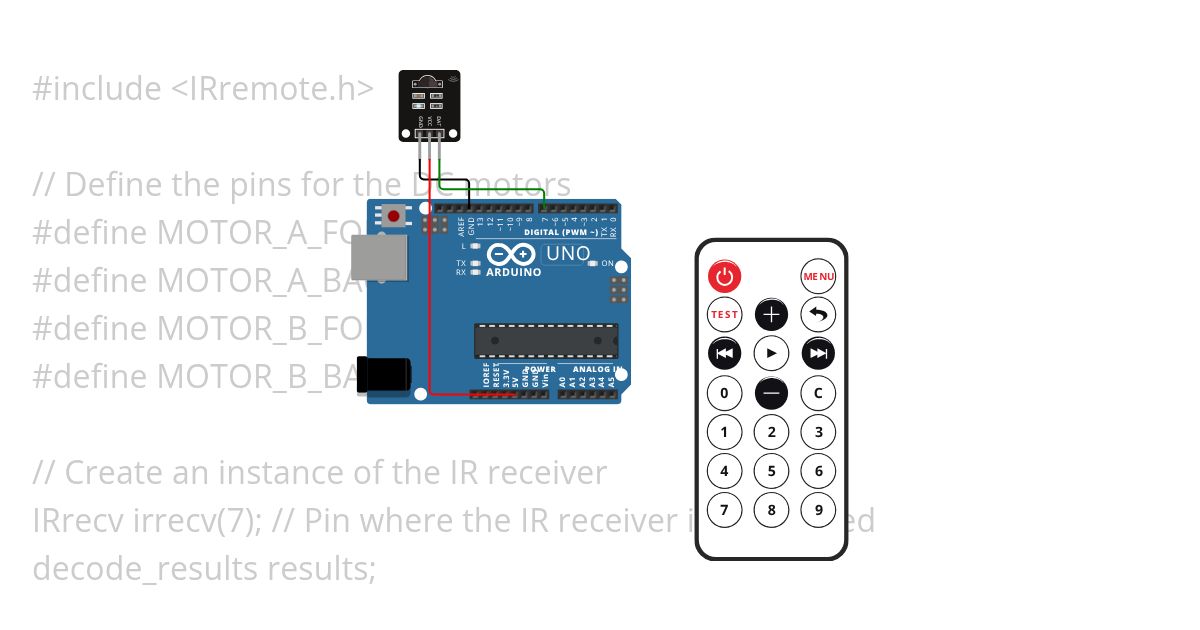 rc car receiver simulation