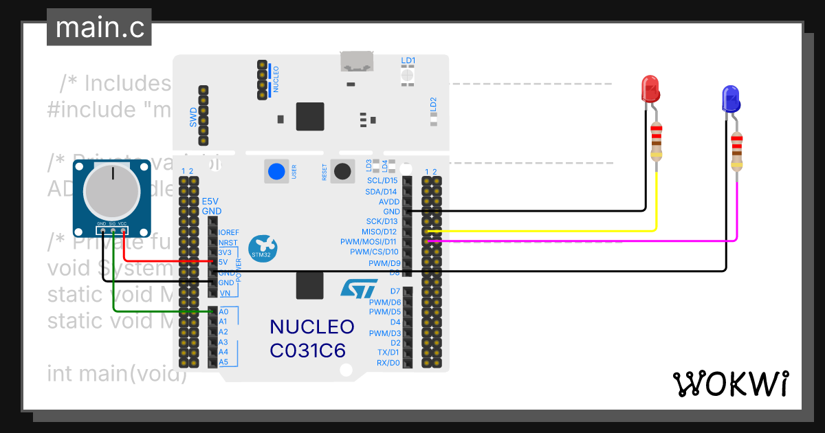 Wokwi online esp32 stm32 arduino simulator