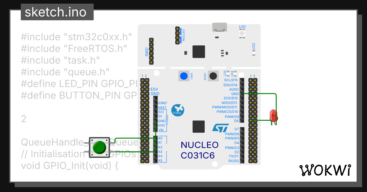 Wokwi online esp32 stm32 arduino simulator