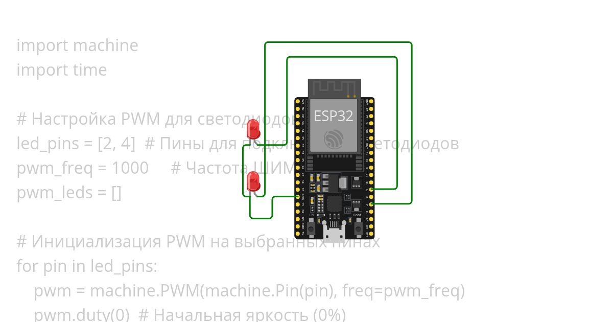 control brigtness lights simulation