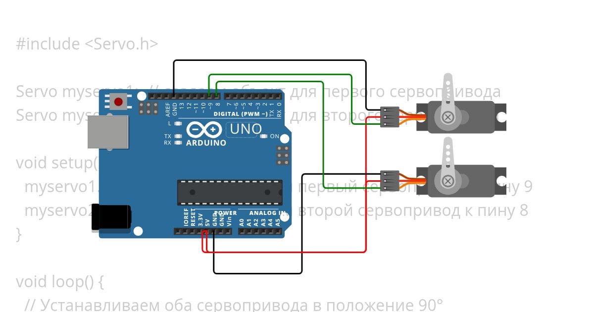 Серво 2 simulation