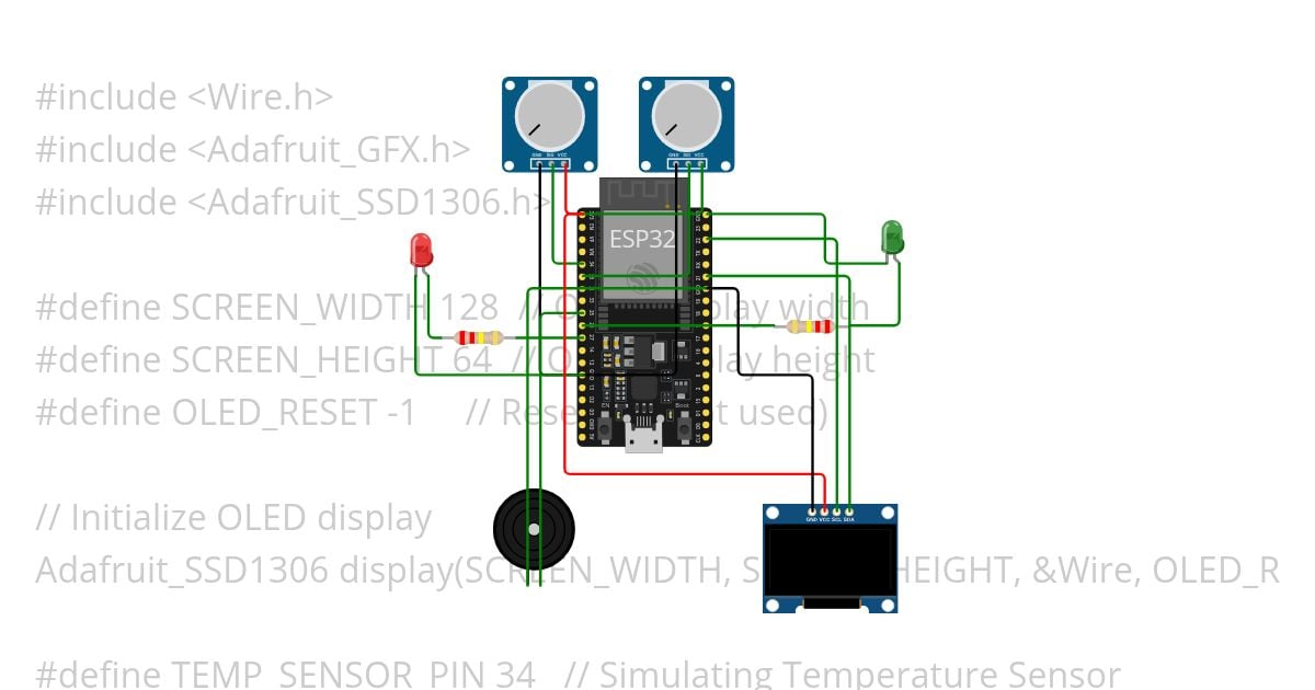 Forest Fire Detection System simulation