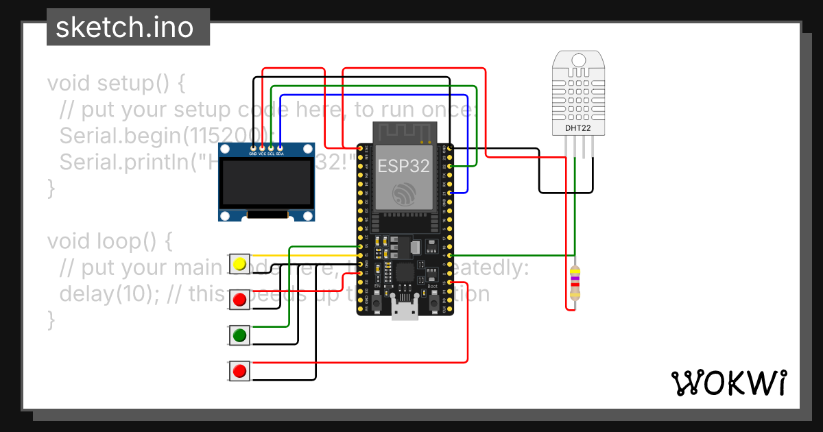 Wokwi - Online ESP32, STM32, Arduino Simulator