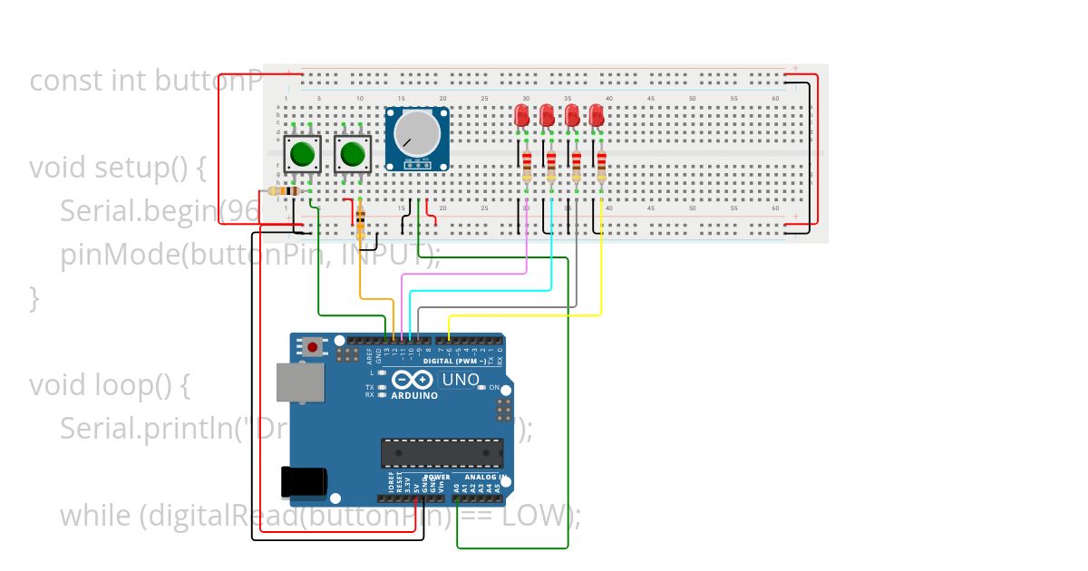 arduino project opgave5 oef2 simulation