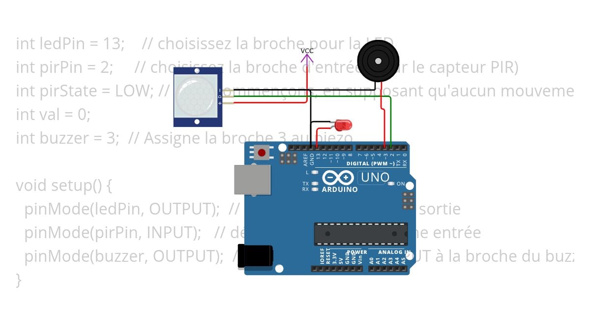 Ci65 Détecteur de mouvement simulation
