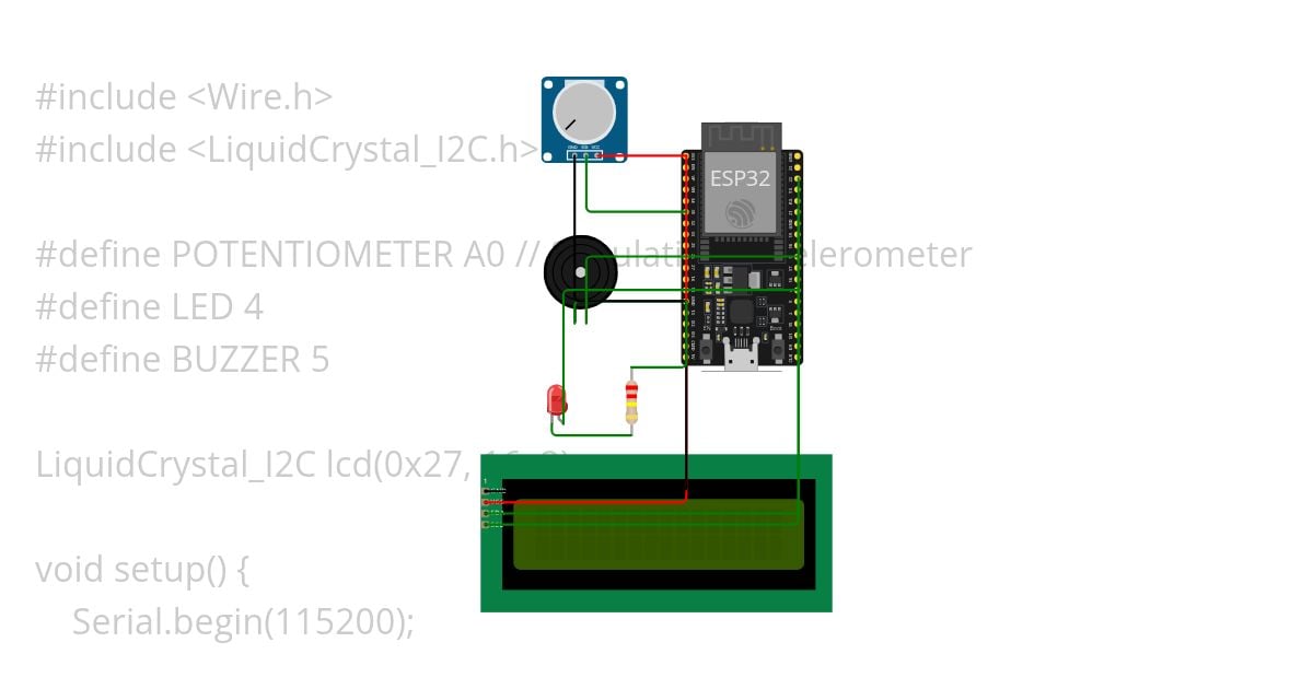 Patient Fall Detection System simulation
