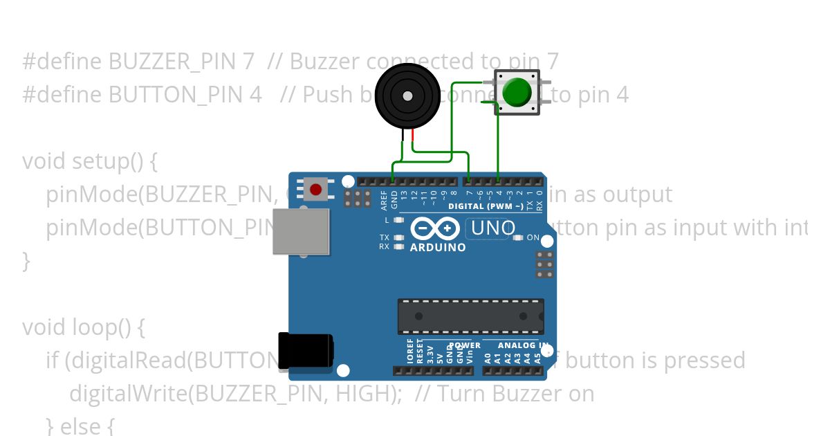 BUZZOR ALARM simulation