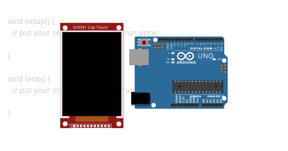 TFT LCD simulation