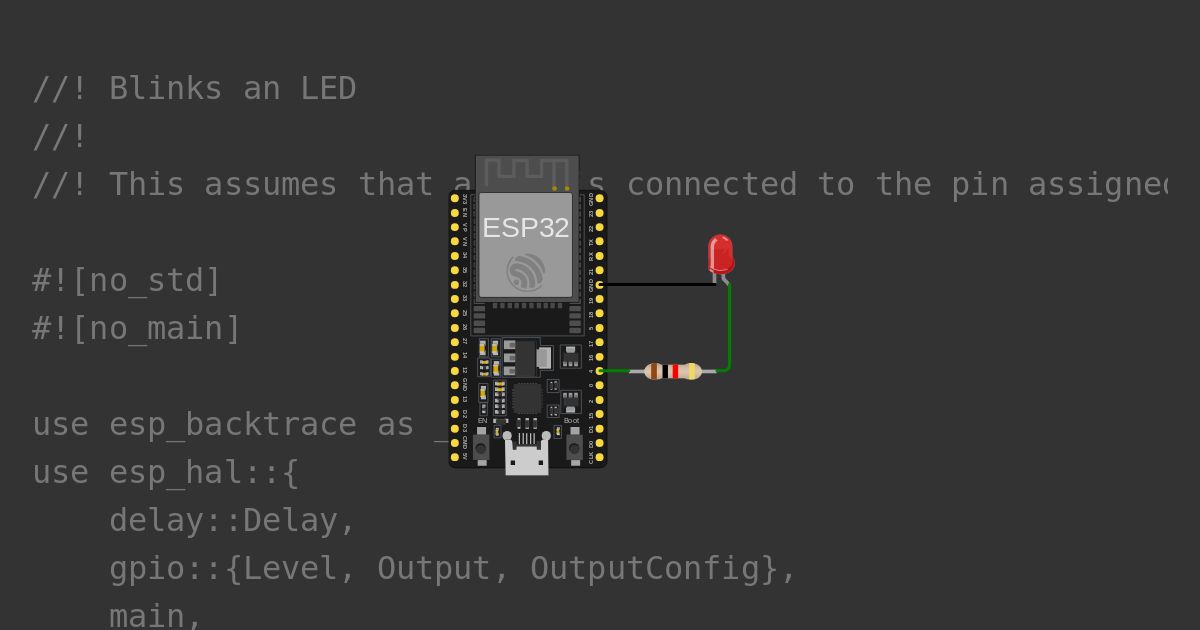 [esp32 | rust | no-std ] blinky Copy