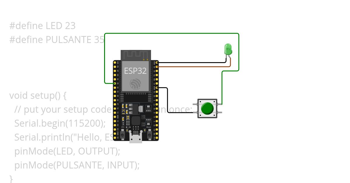 led button simulation