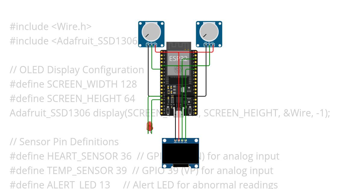 Health Monitoring System simulation