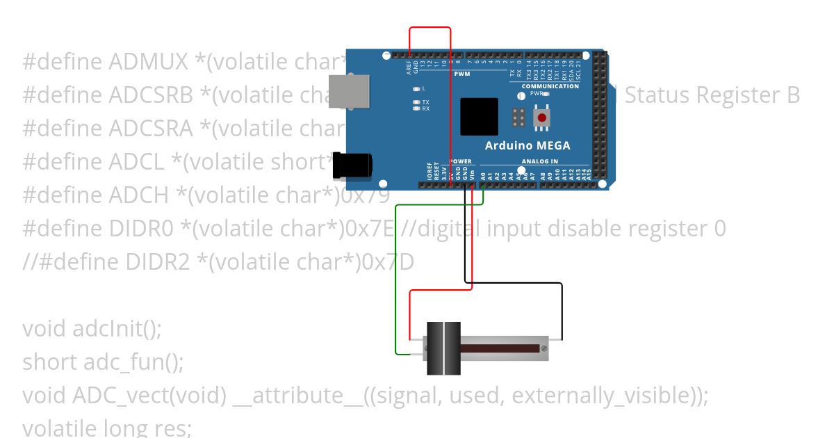 ADC analog comparator simulation