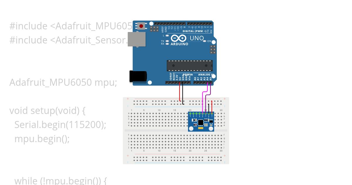 MPU6050 simulation