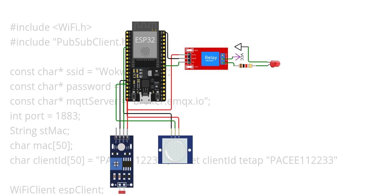 LED Localhost simulation