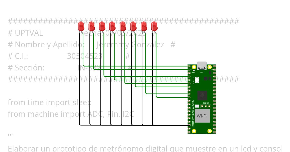 Metrónomo simulation