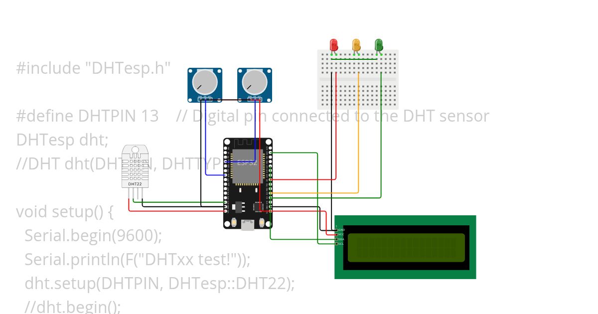 ESP32-DHT11 simulation