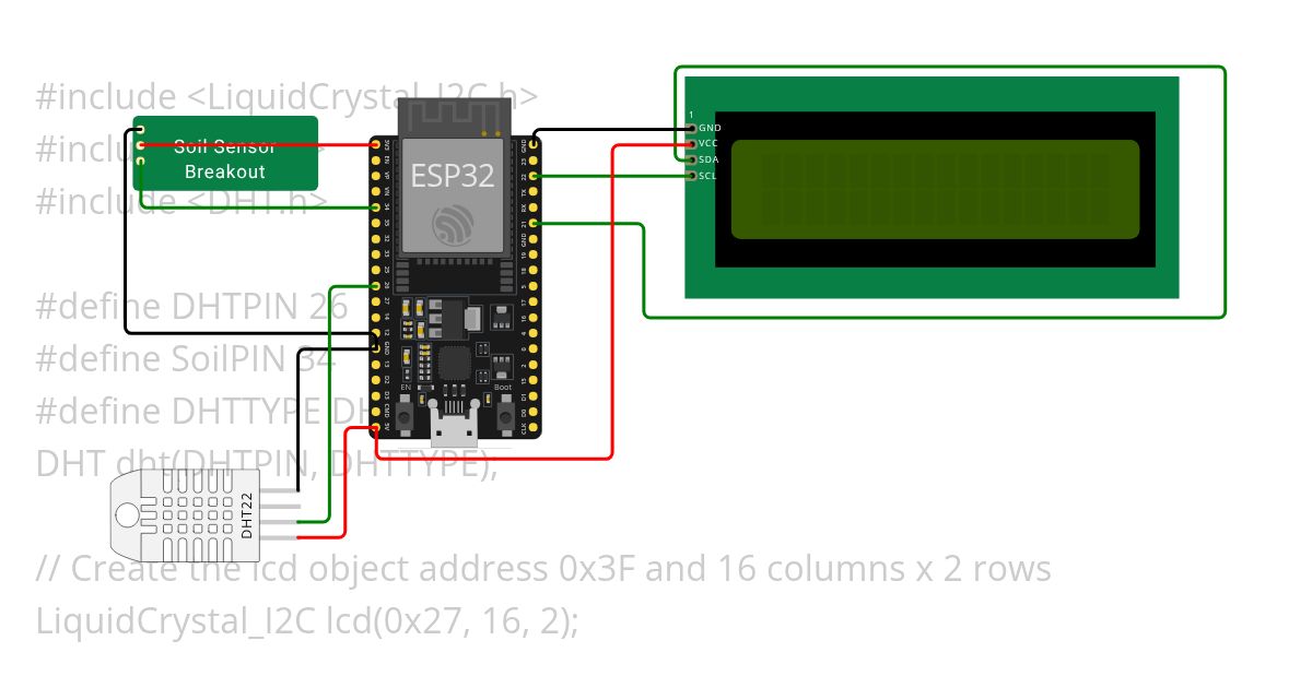 ESP32_LCD_DHT22_Soil simulation